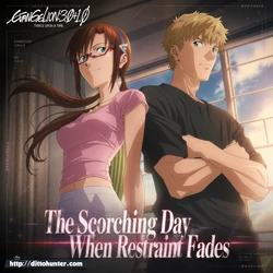 [DittoHunter] TOU - Mari Makinami (Rebuild of Evangelion) The Scorching Day When Restraint Fades [Ai Generated] 作品封面