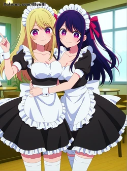 [Bluu AI] [Extra] [REQUEST] Ruby & Ai | Oshi No Ko [AI Generated]