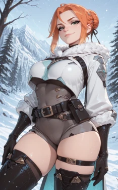 [DeeForge] Freja - Snowy Hunt [AI Generated]