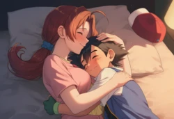 [Zino99] Ash & Delia [AI Generated] 作品封面