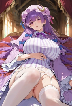(osanpomichi) Patchouli Knowledge パチュリー・ノーレッジ (touhou project) [AI Generated]