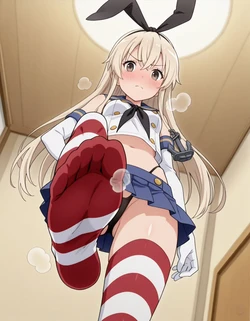 [アトリエくろてふ👣] footjob 中期作 Shimakaze (Kantai Collection) [246P] [AI Generated]
