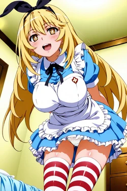 [minakaze] Misaki Shokuhou - Alice Cosplay Outfit (Toaru Kagaku no Railgun) [AI Generated] 作品封面