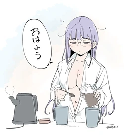 [Twitter/X] Alp (@alp315、@alp315_d) Miyoshi Good Morning Sketches