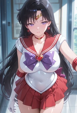 [ぱられるの世界] Sailor Mars - Train Play (Patreon) (AI Generated) 作品封面