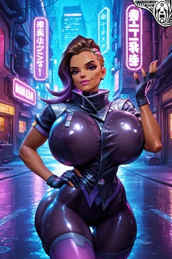 [ByTheBroken1] "Sombra" From "Overwatch" [AI Generated]