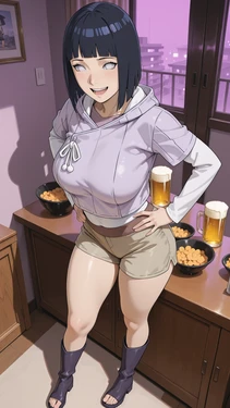 [Naruto] Hinata - Party with good friends! (AI Generated) 作品封面