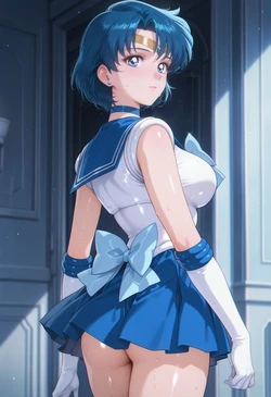 [ぱられるの世界] Sailor Mercury - Defeat Play (Patreon) (AI Generated)