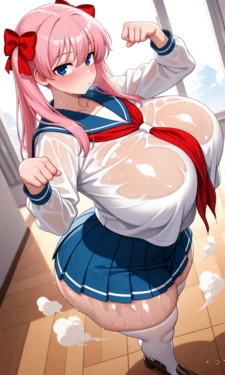 Daidoujipv Saki - Nodaka Haramura~ (XL Gallery! 53 pics~) [AI Generated] 作品封面