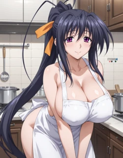 [EternoAI] Akeno Himejima 🔞 | High School DxD + [EXTRAS] | Akeno Apron (2025-11-23) [AI Generated] 作品封面