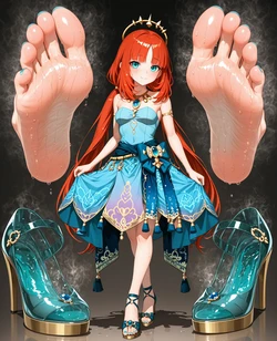 Nilou Feet & heels sweating RandomSet_01 [AI Generated] 作品封面