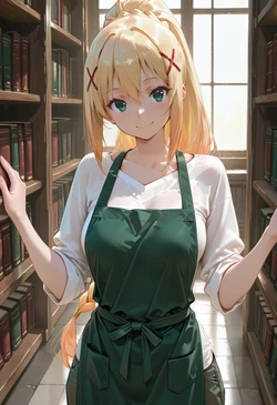 [マイネームルナ] Pregnant Belly Library Series Darkness [Sample] [AI Generated] 作品封面