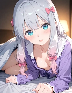 [AI Generated] 和泉紗霧 izumi sagiri 作品封面