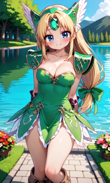 Riesz (Trials of Mana) [AI Generated] 作品封面
