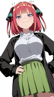 [BBStaff] 風〇郎と勢い余って学〇妊娠する中〇二乃 (Nino Nakano) [AI Generated] 作品封面