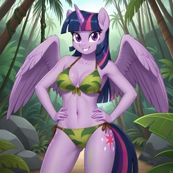 Babes of The Jungle-AI Generated 作品封面