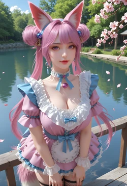 [AI Generated]氪金玩家-女仆小狸壁纸 作品封面