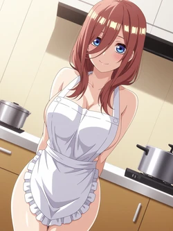 ANIPAI - Miku Nakano (Apron) - Quintessential Quintuplets [Full Set + Extras] [AI Generated] 作品封面