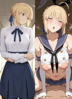 (吟醸コーク) セイバー (saber) [AI Generated] 作品封面