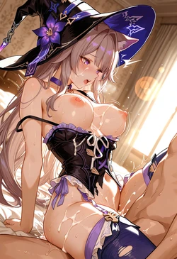 [MoekoAI] 大黑塔 The Herta Cat Sex [AI Generated]