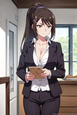 tachibana ai - [Classroom of the Elite] Sae Chabashira 90 illustrations | [実力主義の教室] 茶柱佐枝 90枚 [AI Generated] 作品封面