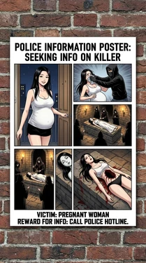 Crime Info Poster #2:  Ritual Sacrifice of Pregnant Victim (AI Generated) 作品封面