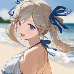 Howsir - 庫庫魯 ククル Cucouroux (beach) [AI Generated] 作品封面