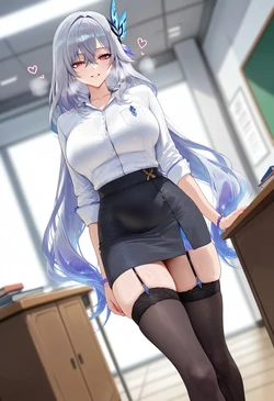 Skirk genshin impact [AI Generated] 作品封面
