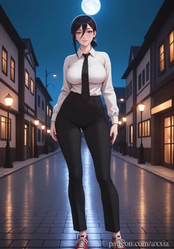 [Axxia] Kobeni Higashiyama - Chainsaw Man [AI Generated] 作品封面