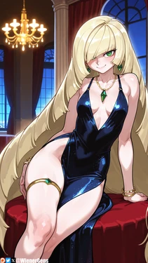 Lusamine (Pokemon!) WienerGens AI Generated 作品封面
