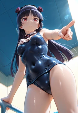 [マイネームルナ] Pregnant Belly Voyeur Series Gokou Ruri [Sample] [AI Generated] 作品封面