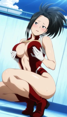 [Generator Kin] Momo Yaoyorozu (My Hero Academia) [AI Generated] 作品封面