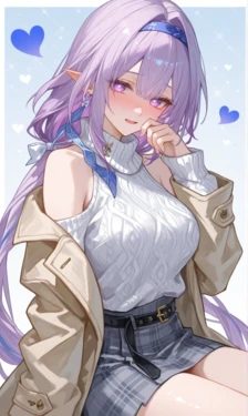 [Reiji] Castorice (Honkai Star Rail) – Luckin Coffee Collab [AI Generated] 作品封面