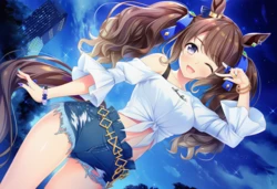 隔壁有什么好看的吗？好好看着我啊笨蛋 (Uma Musume) 【AI Generated】 作品封面