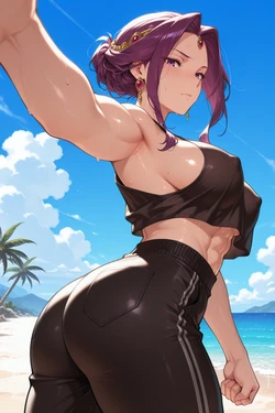Tights & Side View, Queen's Preview [AI Generated] 作品封面