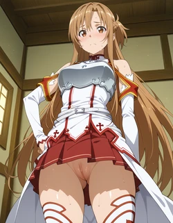 Purpleh31 - Yuuki Asuna default outfit 250p (Patreon) (AI Generated) 作品封面