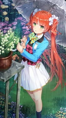 Girl Cafe Gun Character Art Gallery