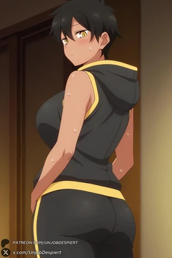 [UnjobDespiert] Kurobe Natsumi (Senpai ga uzai Kouhai no Hanashi) [AI Generated] 作品封面