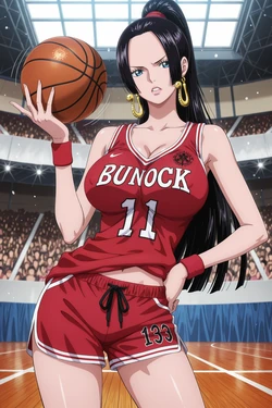 Meowu laha - Boa Hancock  Basketball 🏀[AI Generated] 作品封面