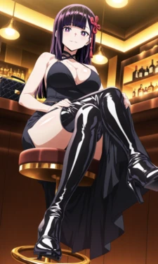 [Smog Lebottier] Bar Queen: Yamashiro Ren [AI Generated] 作品封面