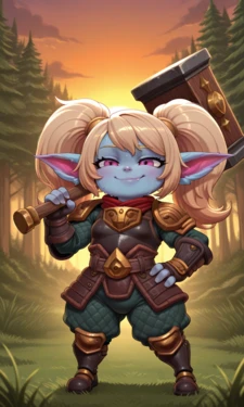 daidoujipv League of Legends - Poppy~ (XL Gallery! 50 pics~) [AI Generated]