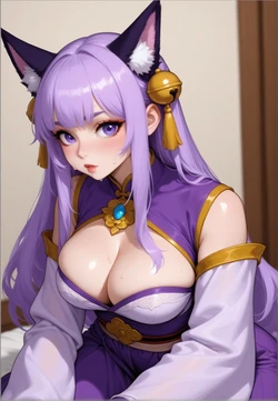 the nine tailed celestial fox [AI generated] 作品封面