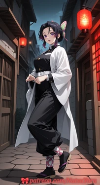 [NatsuYoru] Shinobu Kocho (Kimetsu no Yaiba) [AI Generated] 作品封面