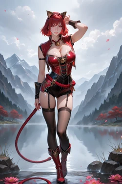 【EricGame】Thin Cat - Soul Land (猫女-斗罗大陆) [AI Generated] 作品封面