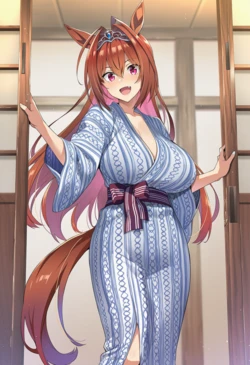 [コクオウ] ダイワスカーレット 旅館 [AI Generated]