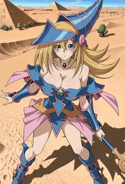 Meowu laha - Dark Magician Girl  Egyptain Desert Bar 🩵🏜️🍸[AI Generated] 作品封面