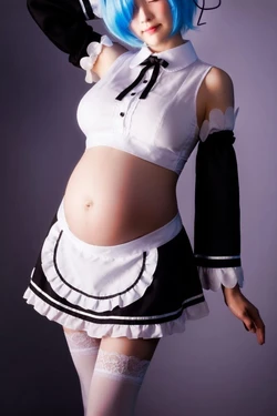 [Sally dorasnow] re.zero-Rem&Ram-Cosplayer-pregnant [AI Generated]