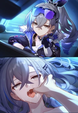 [Pixiv] Yuuki (109453586) - Silver Wolf [AI Generated] 作品封面
