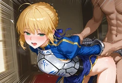 [貓貓] Saber (Fate) [AI Generated] 作品封面