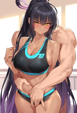 [BonsAI] Karin after gym (AI Generated) 作品封面